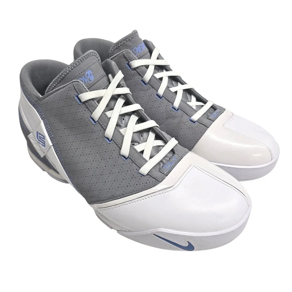 Nike LeBron 5 Zoom Low Basketball Shoes Stealth University Blue Men's 14 White